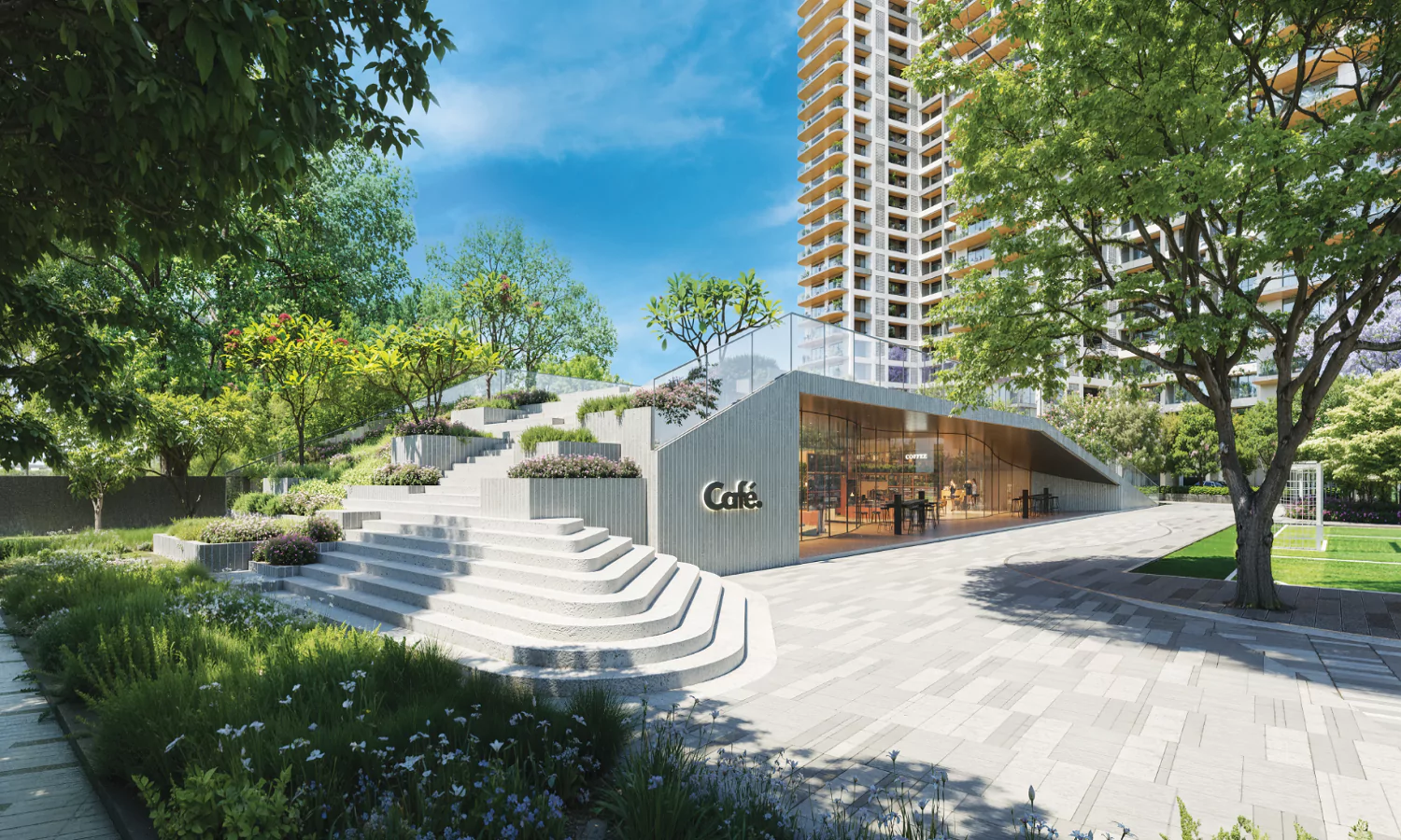 Indiabulls Nests Sector 104 Tower Elevation Image